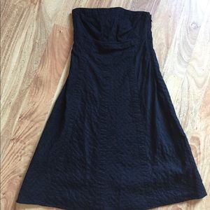 Gap Black Strapless Dress